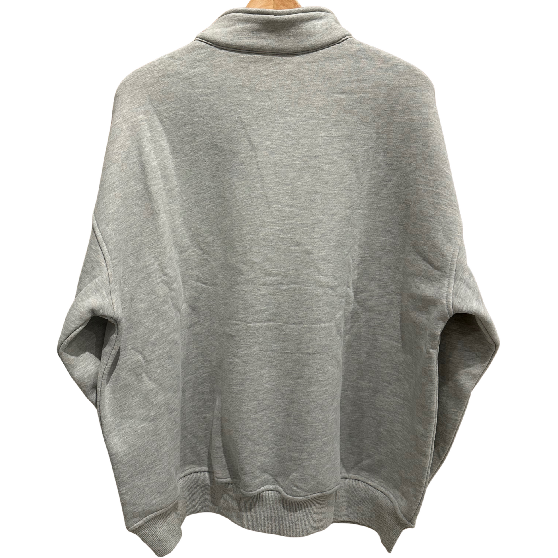 Grey Quarter-Zip Sweater