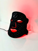 Load image into Gallery viewer, Face, Neck, and Chest LED Light Therapy Mask - Black